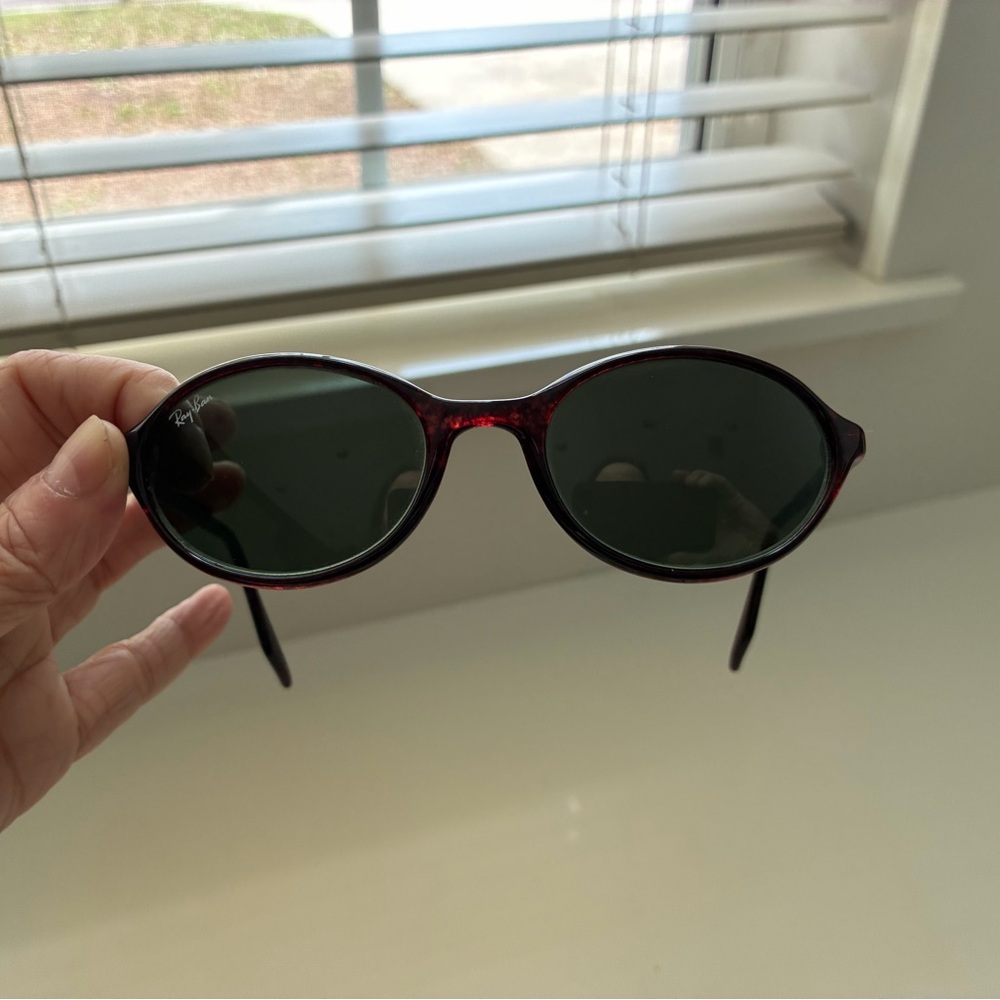 Ray-Ban Tortoise Frame Sidestreet Sunglasses with Dark Green Lenses